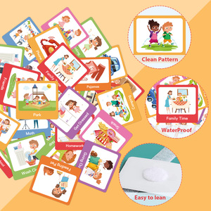 หนังสือเด็กไม่ว่างข้ามชายแดนที่ไม่ใช่ภาษาศาสตร์การวางแผนตารางเวลาแสดงภาพช่วยทำจากกระดาษ - Product Image 2