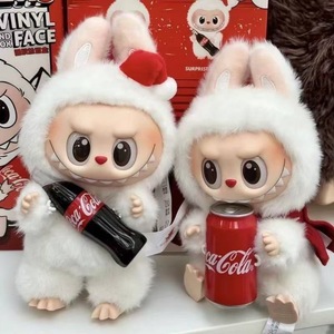 XR labubu ซีรีย์ COCAA-COLAA-กล่องปริศนาที่ตาบอดบนใบหน้าไวนิลรูปแอคชั่นน่ารักการ์ตูนตุ๊กตาของเล่นตุ๊กตา
