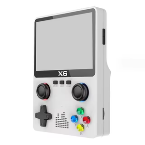 X6 Factory直販2024新しいフラット交換PSPハンドヘルドゲームコンソール、4.3インチ画面と10000以上のゲームキッズギフト