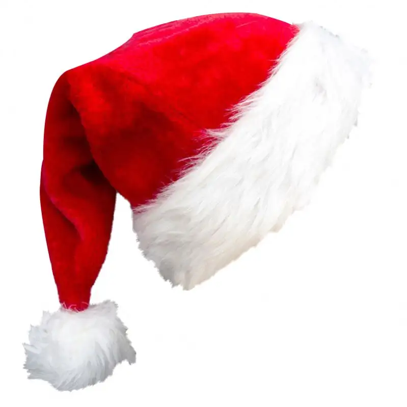 Зимние шапки Санта-Клауса для взрослых и детей, новинка 2020, длинные плюшевые шапки на Рождество