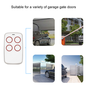 Telecomando per porta da Garage a 4 canali 433MHz apri telecomando per <span class=keywords><strong>auto</strong></span> da casa trasmettitore portatile 433.92MHz codice fisso