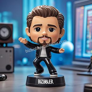 שרן מלאכה זמר ראש bobble יכול להיות מותאם אישית תמונה פוזות פריטים דקורטיביים