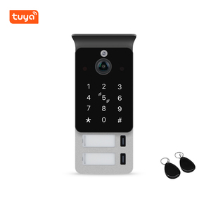 Tuya IP Video Intercom Türklingel mit 2MP Kamera Metall material Tuya App Code Zugangs kontrolle RFID-Karte Entsperren für 2 Wohnungen - Product Image 3