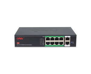 ONV OEM 8 PoE portu 2 uplink RJ45 portu 10/100m yönetilmeyen PoE anahtarı ağ IP kamera için - Product Image 1