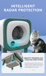Trend 2025 Zelfreinigende Kattenbak Met Automatische Veiligheidssensoren Voor Meerdere Katten Bedekt Geurverwijderingskattentoilet - Product Image 2