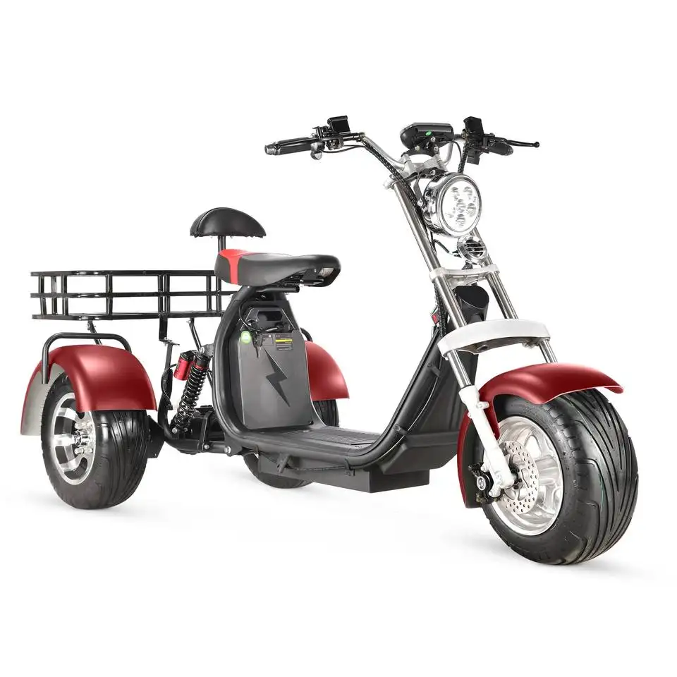Triciclo 1000w Roller poder oso motocicleta para adultos eec trike 3 roda e bicicleta