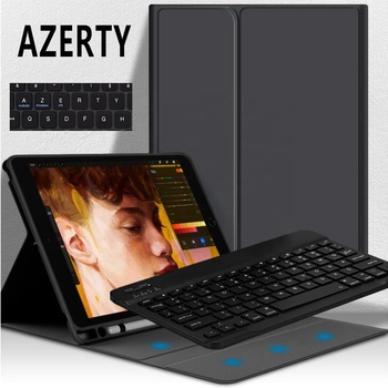 French AZERTY Keyboard Cover for Samsung Tab A8 10.5 A7 A6 A7 Lite S8 S8+ S7 S7+ S7FE S6 Lite for Samsung Case AZERTY Keyboard