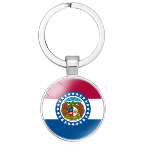Yeni Hampshire bayrağı anahtar halka kolye amerika abd devletleri bayrak desen dijital fotoğraf anahtarlık fabrika doğrudan - Product Image 2