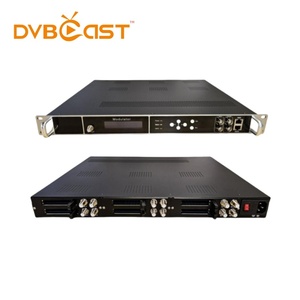 Sintonizador de hasta 12 canales a modulador Rf Asi Equipo de transmisión de TV digital Dvbc Dtmb Isdb a modulador Rf