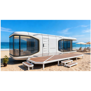 Casa Capsula Spaziale di Lusso, Villa Prefabbricata Modulare con Pannelli Sandwich, Resistente all'Acqua, Solare, Leggera ed Ecologica - Product Image 5