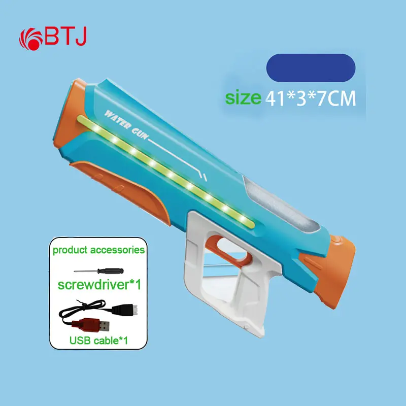 Pistola de agua eléctrica para adultos niños pistola de agua automática Super Soaker juego de disparos al aire libre juguetes pistolas de agua verano L1