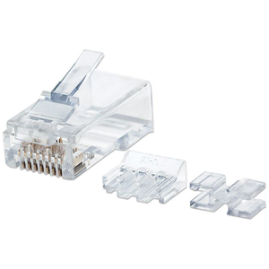 UTP CAT6 Crystal Head spina modulare connettore RJ45 cavo Ethernet intrecciato cavo placcato oro cavo di rete 8 p8c schermato da 1.0-1.1mm