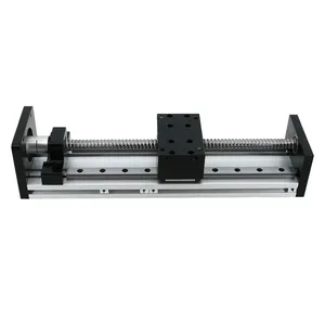 工业机器人用Nema 23步进电机SFU1204 1605 1610滚珠丝杠方形双直线导轨数控滑台z轴 - Product Image 3