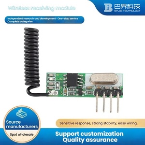 智能315Mhz/433Mhz射频无线发射器接收器模块红外遥控DC 6v自动门温度6V - Product Image 2