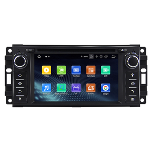 3G WiFi 6.2 "1 Din Android 9.0 dört çekirdekli 2G + 16G araç DVD oynatıcı oynatıcı pusula kalibre Sebring 300C Grand Cherokee Wrangler yolculuk - Product Image 3