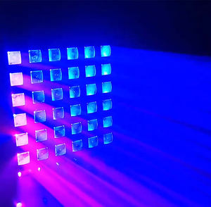 36PCS 15W RGBW 4 in1 LED Pixel Matrix Licht DMX 512 Beam Effekt Licht für Stage Disco