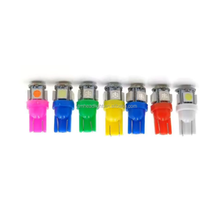 T10 5SMD Pinball <strong>LED</strong> Bulb AC/DC 6.3V <strong>0</strong>.<strong>5W</strong> <strong>LED</strong> Machine Light Bulb Lamp Non-ghosting Anti Flickering