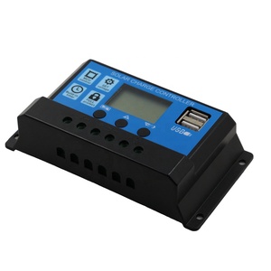10A 20A 30A 40A 50A 60A 12V 24V Dual USB Controller del pannello solare PWM Controller del caricatore solare - Product Image 3