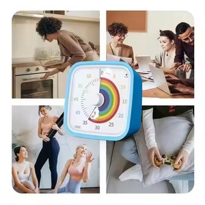 サイレントモードタイム管理ツールCute Rainbow 60 Minute Kidsビジュアルタイマーカウントダウン - Product Image 4