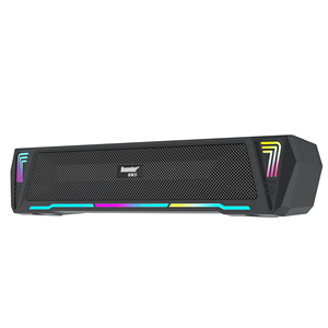 Altavoces para PC OEM, barra de sonido para ordenador con sonido estéreo, altavoz LED para juegos para monitor de ordenador portátil de escritorio, entrada USB de diente azul - Product Image 1