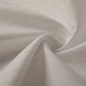ALLESD Great Quality Dust-Proof Cleanroom <strong>Cloth</strong> ESD Antistatic Clothing Fabric 1.0 Stripes Factory Direct Sale for Electronics - Product Image 1