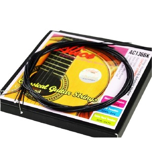 AC136BK Juego de cuerdas de guitarra clásica Nylon negro liso con bobinado de cobre recubierto que incluye una cuerda G de cortesía - Product Image 5