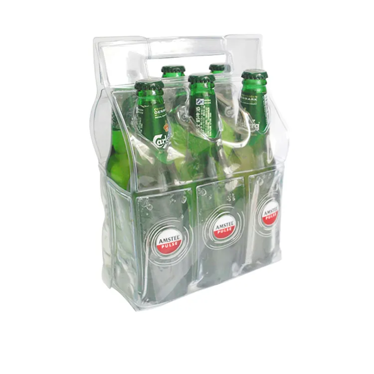 Сумка-холодильник для вина, 6 тоутов, пляжная сумка-холодильник для пива, ПВХ сумка-холодильник для вина, пива