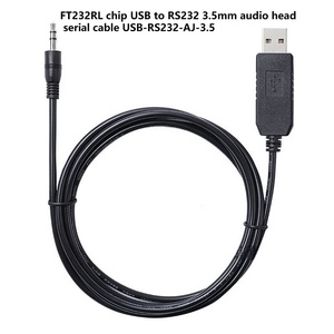 6FT USB TTL 3.5mm 3V3 Stereo ses kablo USB RS232 FTDI ftrl PVC ceket ve örgü koruyucu ile 3.5mm seri kablo - Product Image 5