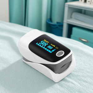 Jziki độ chính xác cao cầm tay kỹ thuật số ngón tay xung đo oxy máu điện màn hình với SpO2 saturimetro tính năng - Product Image 1
