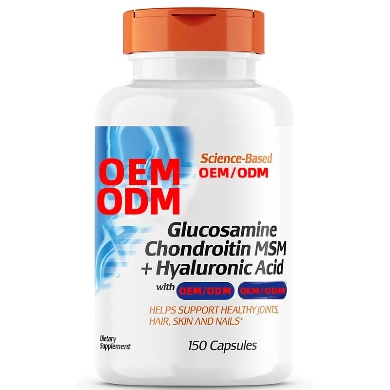 כמוסות 150 גלוקוזאמין chondroitin msm + חומצה היאלורונית הכוללת קולגן ללא גלוטן & סויה חינם