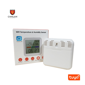 Tuya Smart Wifi Sensor de temperatura y humedad Pantalla LCD Función de retroiluminación Interior Dector con batería de alimentación - Product Image 6