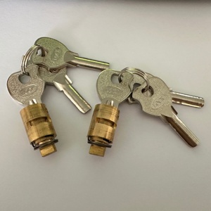 Euro Profile 15mm Diameter Brad Cam Door <strong>Lock</strong> Cylinder <strong>with</strong> <strong>Computer</strong> <strong>Key</strong> - Product Image 5