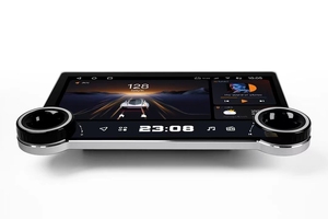 G110 11.8 pollici doppio manopola 2DIN lettore DVD Auto con FrameAndroid 13 OS Carplay & Android Auto costruito nello schermo Auto Monitor Auto - Product Image 2