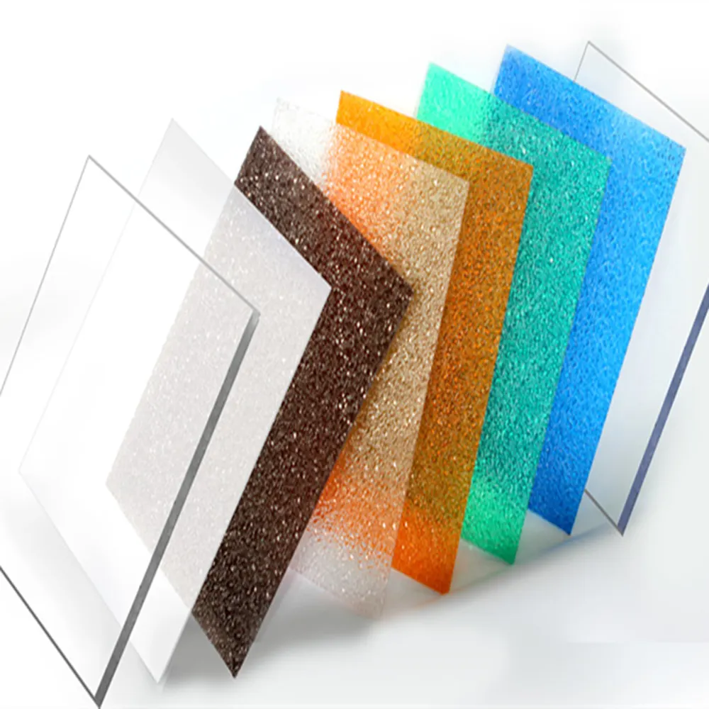 Hoja sólida de policarbonato al por mayor del fabricante Hojas de techo de policarbonato translúcido transparente