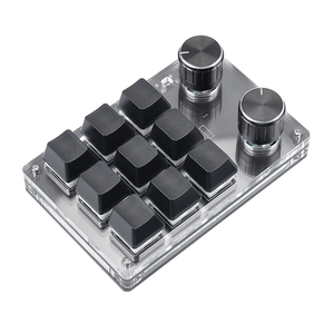 Teclado mecánico personalizado con cable/inalámbrico USB, perilla de botón de volumen, programación, Macro, para juegos, Hotswap