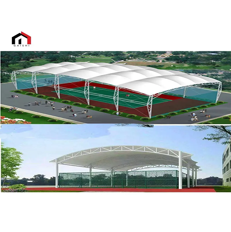 Venta caliente al aire libre 94ft * 49ft o cubierta de techo de cancha de tenis/fútbol/baloncesto personalizada