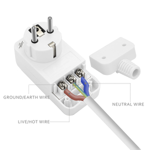 Priz PRCD serisi endüstriyel fiş ve priz serisi 16A 240v elektrik fişi topraklama 10ma - Product Image 4