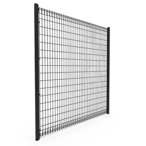 Rete metallica saldata BRC recinzione recinzione Top recinzione di sicurezza con telaio in ferro d'acciaio PVC per fattoria Sport giardino - Product Image 2
