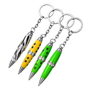 带钥匙扣的短笔可爱迷你圆珠笔护士新款定制颜色小手指笔 - Product Image 4