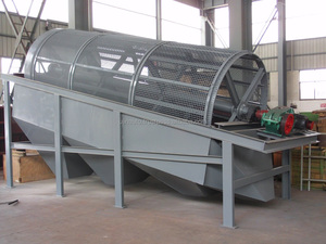 Per conchiglia di palma Bsf larve pietra sabbia Auto piccolo rotativo separatore di schermo Trommel terreno setacciatrice - Product Image 4