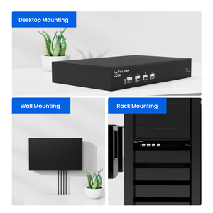 4-Port 10G SFP Fiber 10 Gbit/s Langstrecken-Netzwerk-Switch Gigabit-Ethernet-Switch mit VLAN und stapelbarer Funktion für LAN