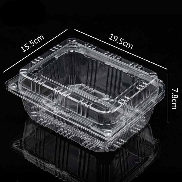 Doorzichtige Blister Plastic Dessertaartcontainer Doorzichtig Plastic Wegwerp Cake Verpakking Plastic Dessertcontainer