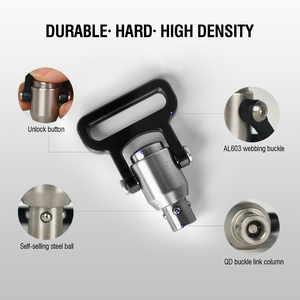 Phát Hành Nhanh Chóng Dây Đeo Khóa Đẩy Nút Qd Sling Qd Swivels Adapter Cơ Sở Tập Tin Đính Kèm Cho Đường Sắt Hệ Thống - Product Image 3
