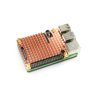 Raspberry Pi 4 Carcasa de cobre puro tipo B generación Raspberry Pi 4B disipador de calor de cobre puro Carcasa protectora caja - Product Image 1