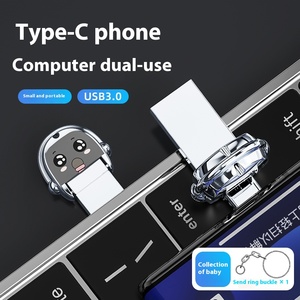 私人型号高速两用迷你u盘3.0带可定制标志的u盘，供电脑和手机商务使用 - Product Image 2