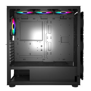 Computer Server Fall Desktop Benutzer definierte EATX gehärtetes Glas RGB Gaming PC Fall PC Tower Schrank Fall - Product Image 3