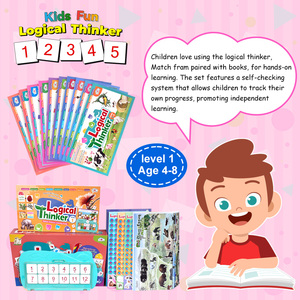 Interaktif çocuklar öğrenme oyunu Set eğlenceli mantıksal düşünür matematik ve fen eğitimi için Talking kalem ve Matchup çerçeve ile - Product Image 5