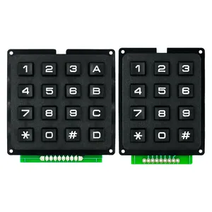 3*4 4*4 matris anahtarı klavye tuş takımı dizisi modülü ABS plastik tuşlar 4x4 3x4 12 16 anahtar düğmesi membran anahtarı DIY kiti Arduino için
