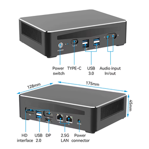 Mini-PC der 13. Generation Intel Core i9 13900HK 14-Kern-DDR5-RAM mit 20 Threads Dual LAN Wind11/Linux Office Gaming-Desktop-Computer - Product Image 2