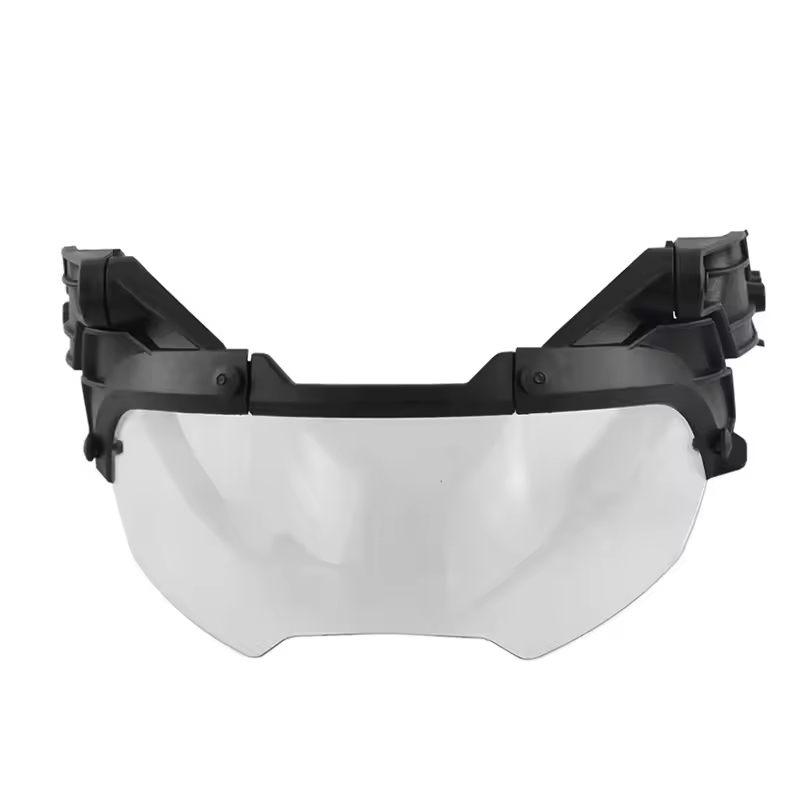 Black clear lens